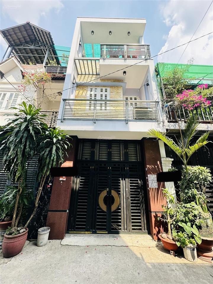 [bhh  bình tân]  74m2 (4x18.5) 3 tầng btct, hẻm 7m xe hơi thông  chỉ 8 tỏi 45 tl