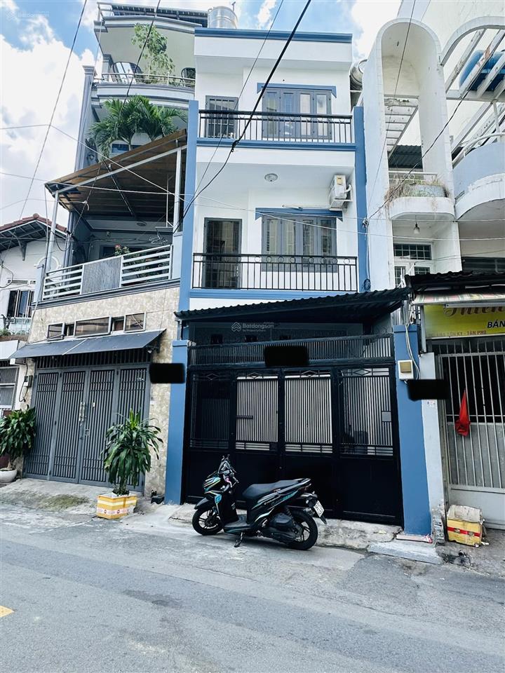[sơn kỳ  tân phú] 68m² nhà 3 tầng  hẻm nhựa 8m thông  chỉ 9 tỷ 5 tl