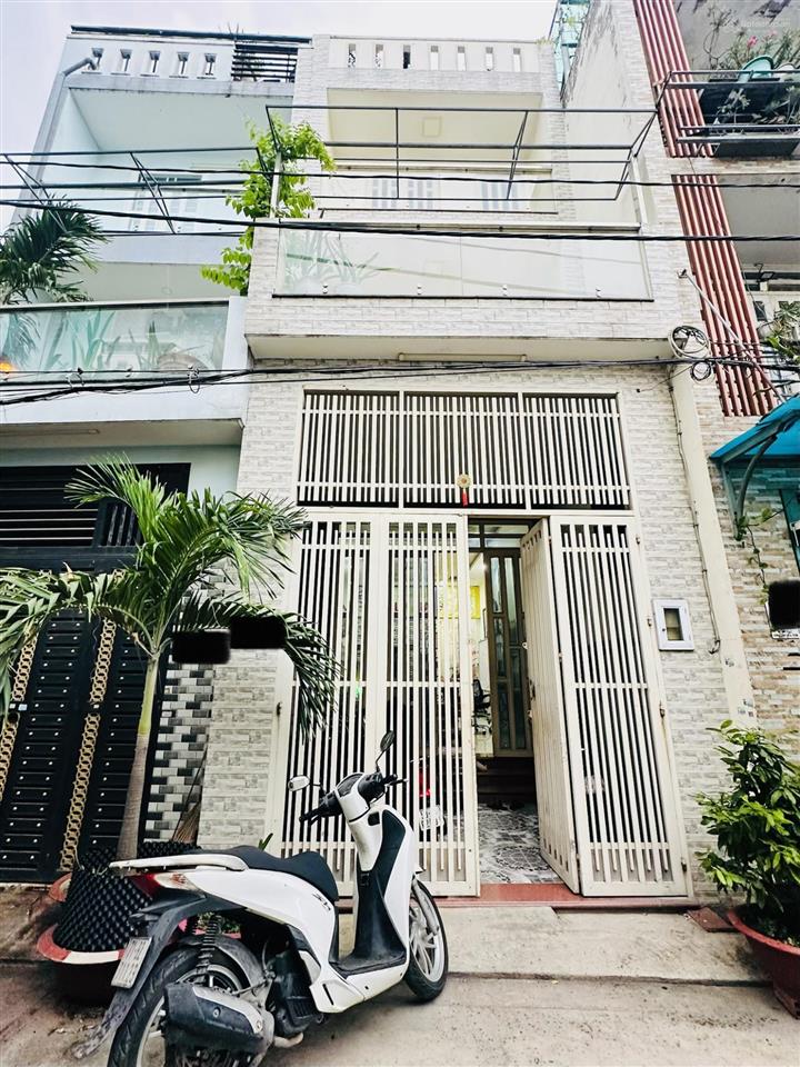 Bhh  bình tân  72m2, 4 tầng btct, 2 mặt hẻm 6m ô tô thông chỉ 8 tỷ 2 tl