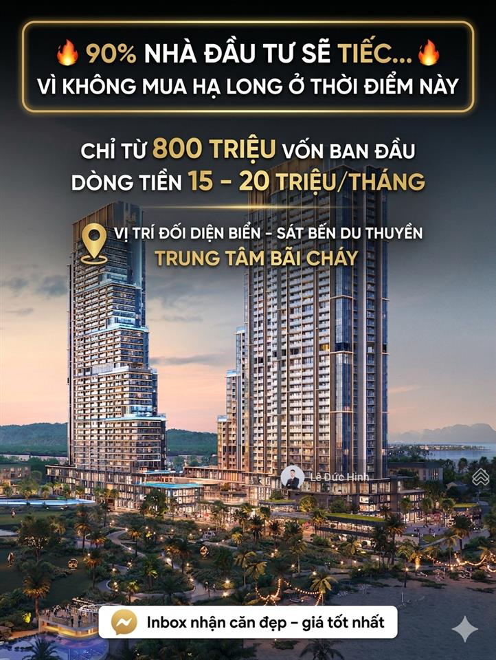 Gồng lãi không nổi chị gái "đứt ruột" cắt lỗ chỉ hơn 900tr vốn ba đầu  căn hộ aria bay hạ long