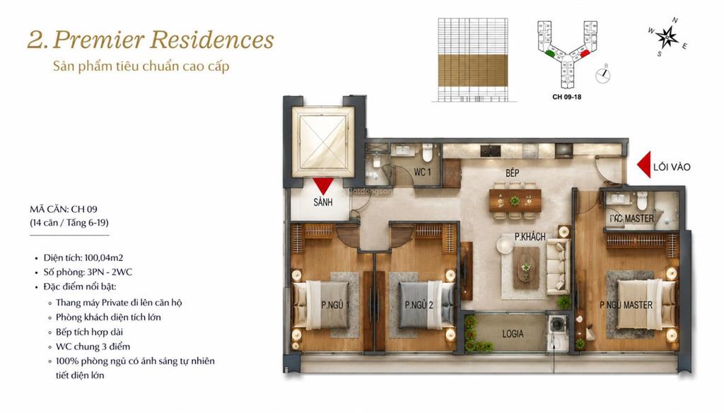 Căn 3pn 100m² view sông hồng chỉ 10tỷ6 , htls 0%, ân hạn gốc 48 tháng, vốn đầu vào siêu hấp dẫn