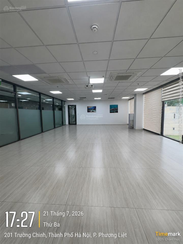 Cho thuê văn phòng hạng b 224m², 201 trường chinh, thanh xuân