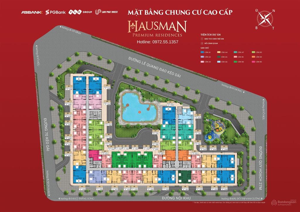 Tôi cần bán căn hộ 2 ngủ tại dựu án hausman premium residences flc, dt 75m2 tòa h1 trục 08 hướng đn