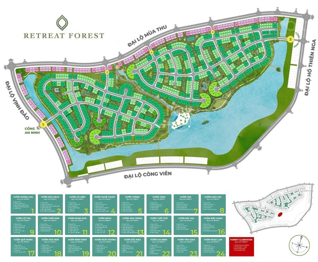 Hàng trực tiếp chủ đầu tư biệt thự rừng retreat foresttúi rừng trị liệu đầu tiên tại vn, ck 11%
