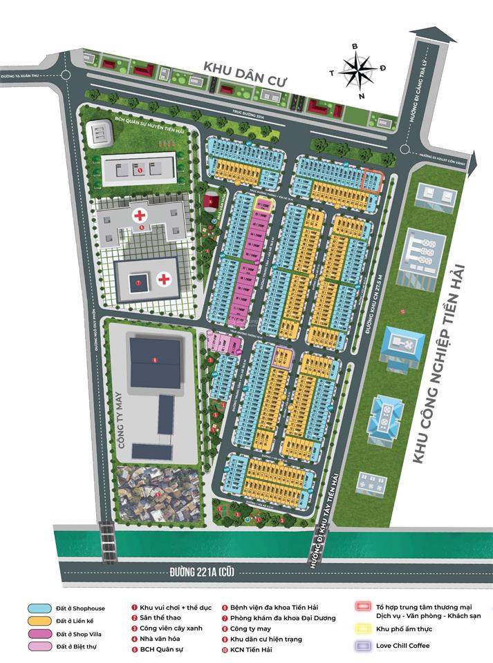 Chính chủ cần bán nhanh lô 100m² tiền hải center city sổ đỏ sẵn, giá tốt