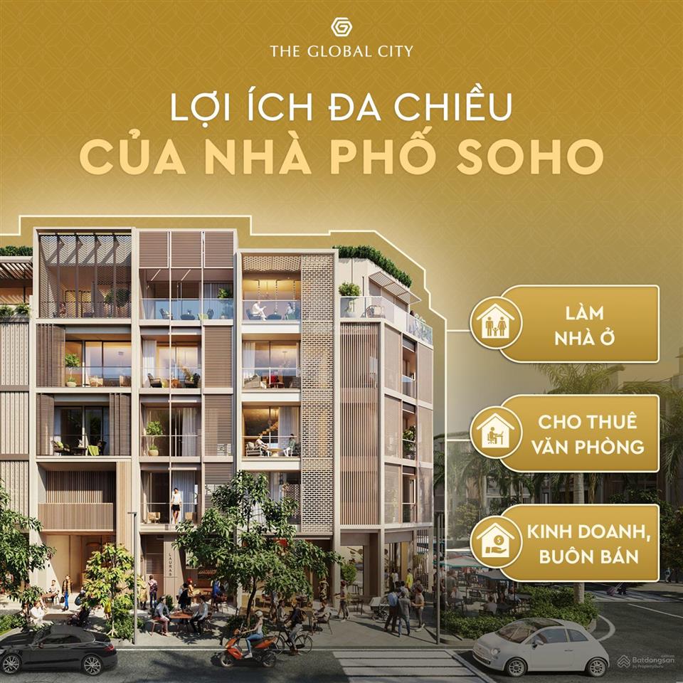 Cho thuê sàn văn phòng trống suốt global city quận 2 90m2250m2