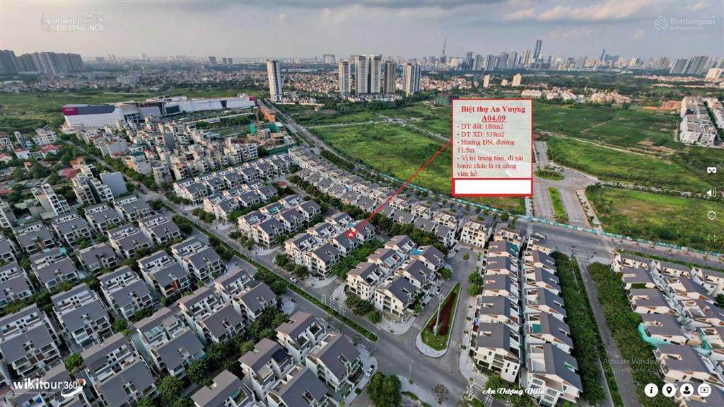 Bán căn a409 biệt thự an vượng, hướng đông nam đẹp không tỳ vết