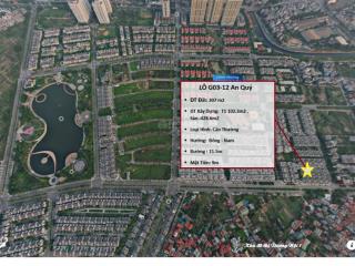 Bán biệt thự g312 an quý villas hướng đông nam, cạnh góc, view vườn hoa giá rẻ nhất dự án!