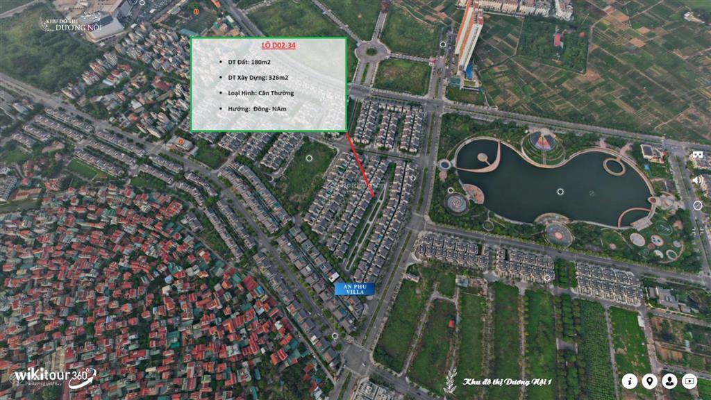 Bán căn biệt thự hướng đông nam gần công viên hồ, view vườn hoa d2  27, 175,5m² sổ đỏ sẵn sàng