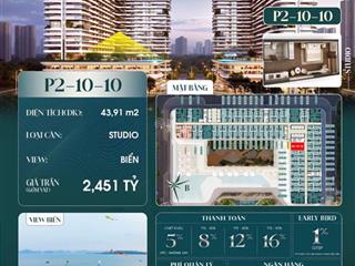 Studio view biển prima bay tấm vé sở hữu bất động sản ven biển hạ long
