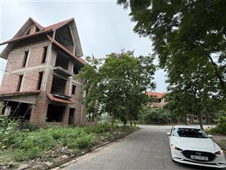 5xtr/m2 bt mặt sông view công viên vinaconex 2 kđt quang minh, mê linh, hà nội 0815 143 ***
