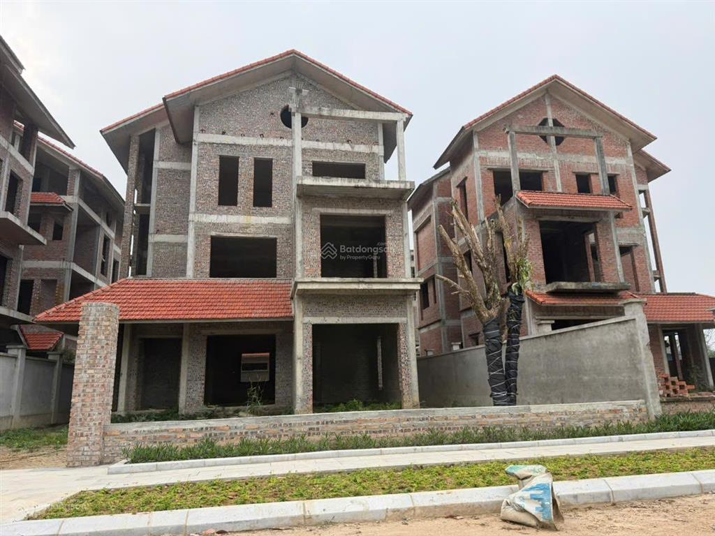 5xtr/m2 bt mặt sông view công viên vinaconex 2 kđt quang minh, mê linh, hà nội 0815 143 ***