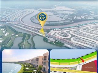 Đv67  liền kề đảo vua  trước công viên, sau sông tự nhiên cực hiếm