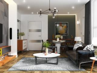Cho thuê cc the golden palm lê văn lương, 80m2, 2 ngủ,full nội thất 16,5tr.  0911 614 ***