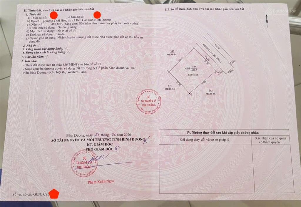 Cần bán căn biệt thự vườn western land gần 500m2, giá tốt khu, nhà mới đẹp, tặng full nội thất