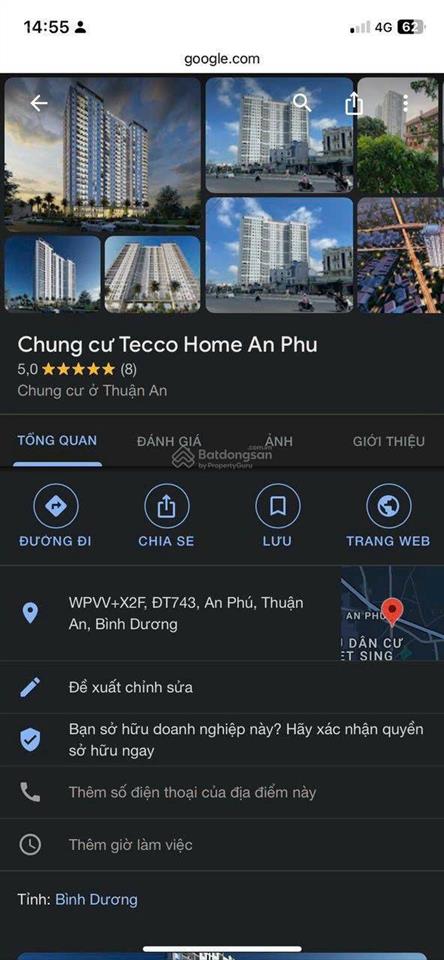 Cần chuyển nhượng căn hộ mặt tiền đt743, 62m2