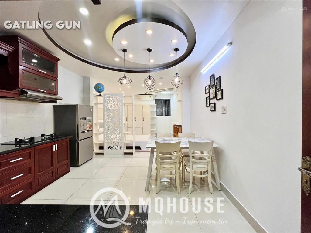 Căn hộ tách bếp 40m2 full nội thất, thang máy, hẻm ôtô, nguyễn trãi quận 1