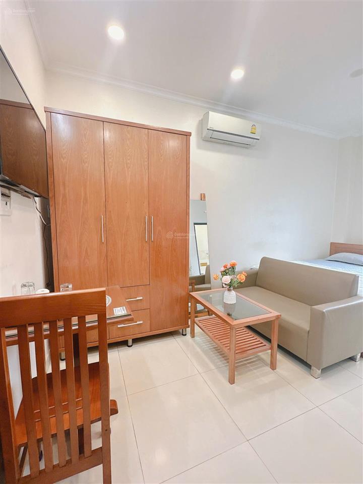 Căn hộ 35m2 full nội thất, lý chính thắng quận 3, full nội thất, ban công, hầm xe rộng