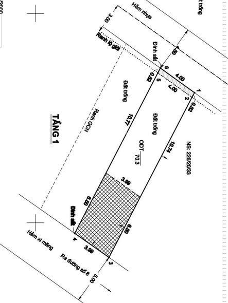 Đất đường số 8  linh xuân sát làng đại học khu b thích hợp xây căn hộ dịch vụ