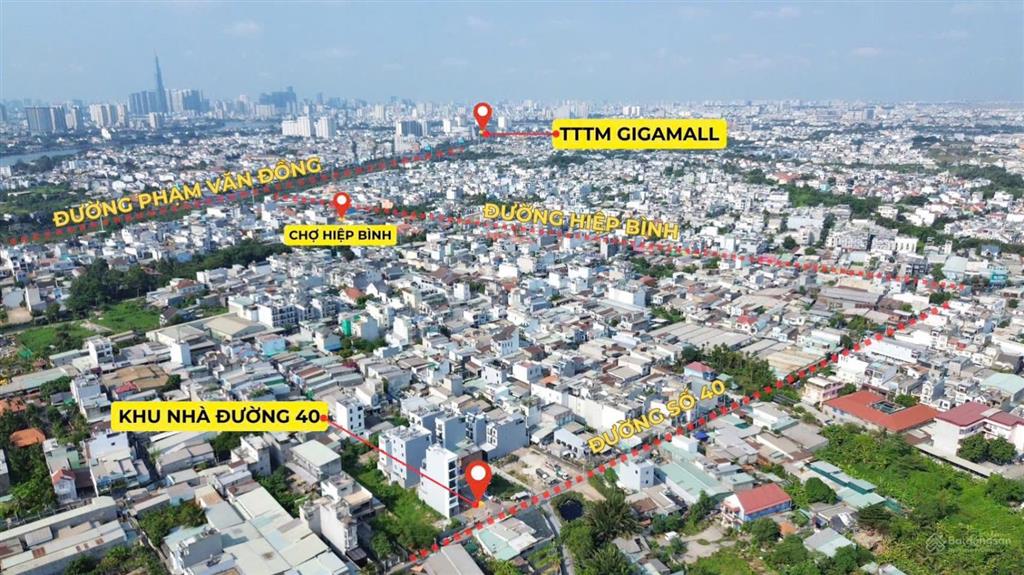 Khu nhà phố đồng bộ kdc đường số 40 hiệp bình chánh thủ đứcsổ hồng 2026