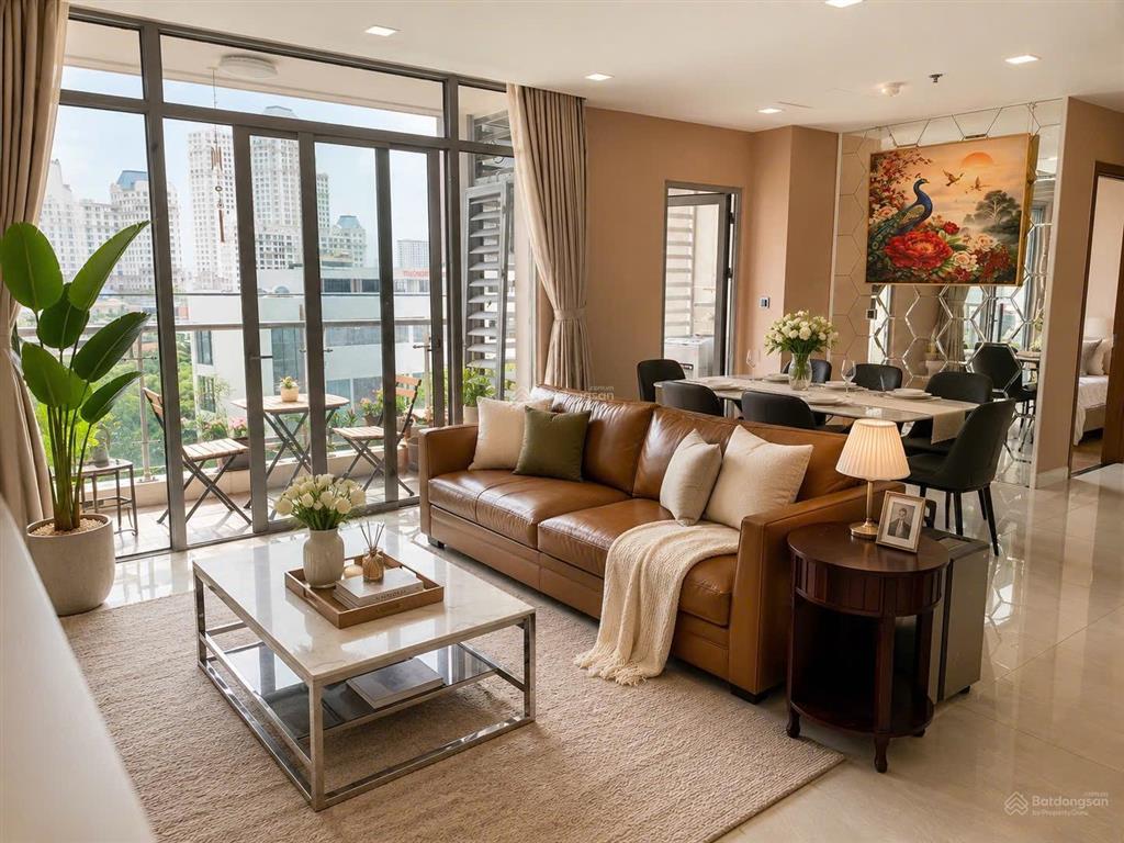 Cho thuê ch 2pn full nội thất tại vinhomes central park, 28 triệu, 85m2