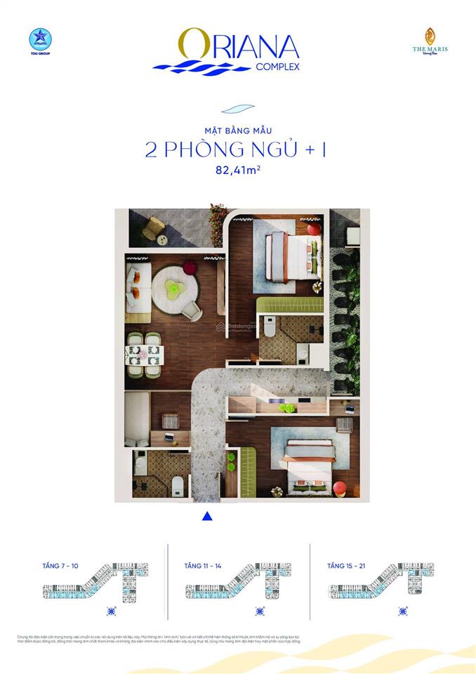 Bán căn hộ biển oriana the maris  giá chỉ 2,85 tỷ, đặt cọc 50 triệu, 18 tháng sau mới thanh toán