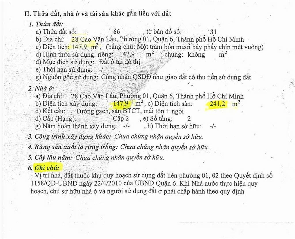 Bán nhà mặt tiền 28 cao văn lầu, quận 6, giá chỉ 20,5 tỷ