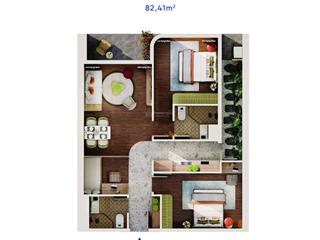 Bán căn hộ biển 83m2 2pn, 2wc giá chỉ 5,3 tỷ