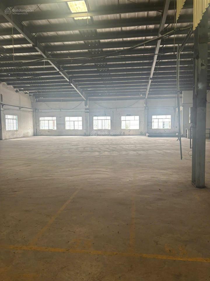 Cho thuê kho xưởng kcn đức hòa diện tích lớn 6000m2 pccc nghiệm thu điện 1000kva