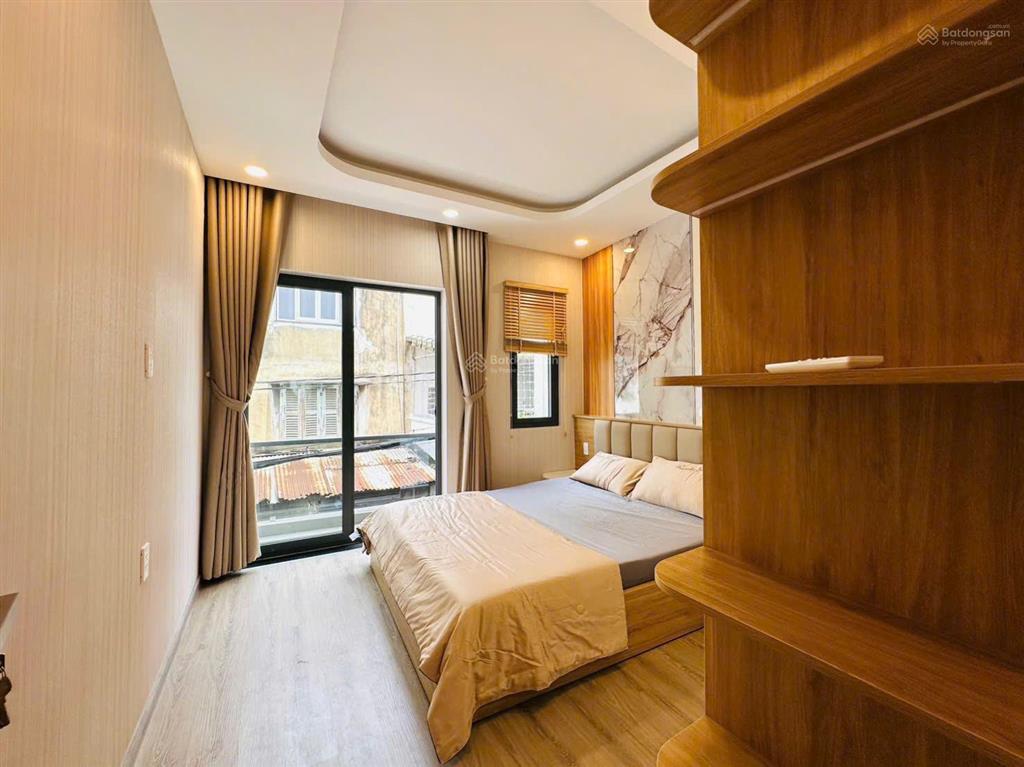 Bán nhà hẻm 5m phan văn trị p5 gò vấp, nhà 3 lầu 4pn 3wc giá 6 tỷ 980 triệu tl nhẹ