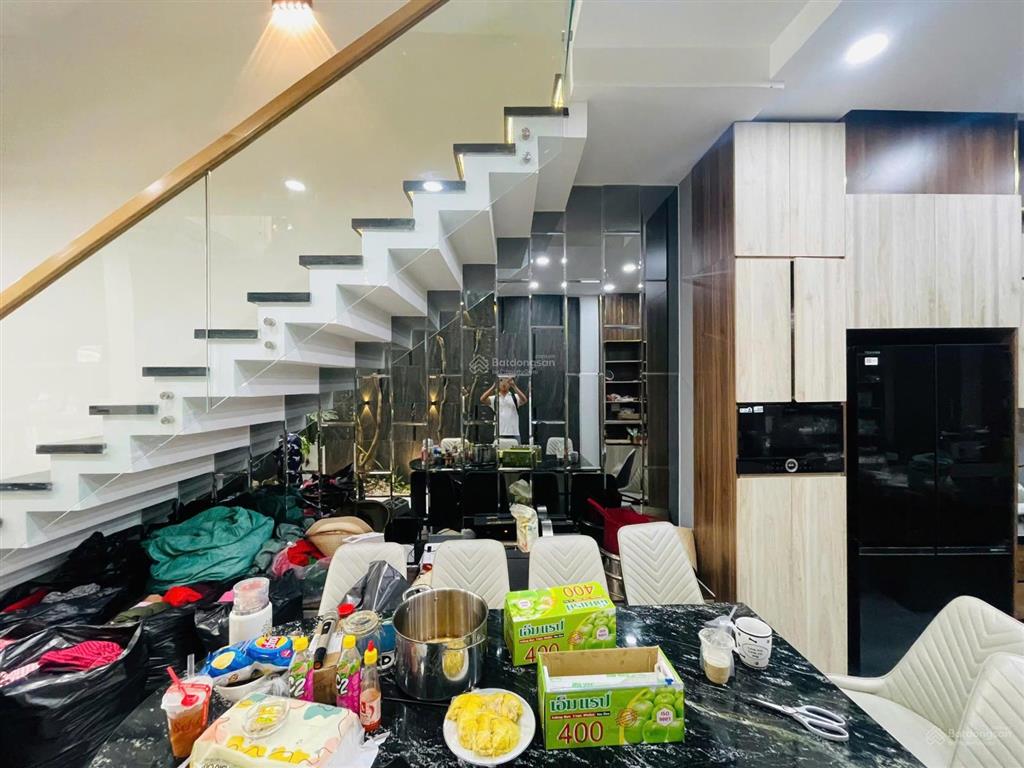 Bán nhà hẻm xe hơi cách 30m ra mặt tiền quang trung p8 gò vấp 4x20 cn76m2 nhà 4 lầu đẹp giá 9 tỷ 7