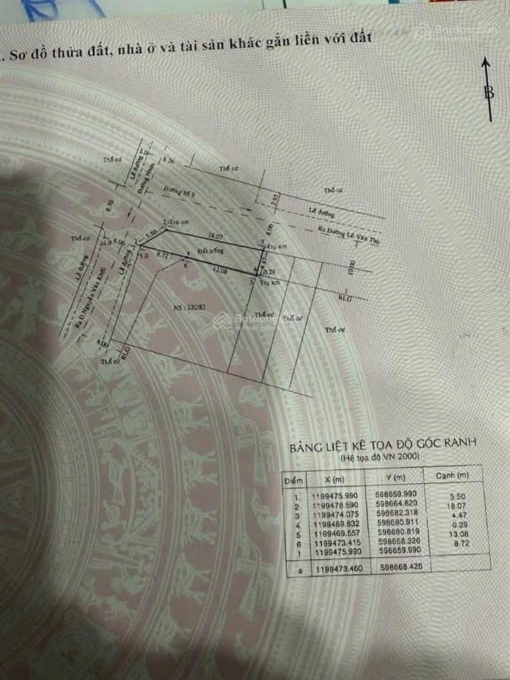 Mặt tiền 81 đường số 9 p9 gò vấp 4,8x25 cn 85m2 giá 4 tỷ 5 thương lượng