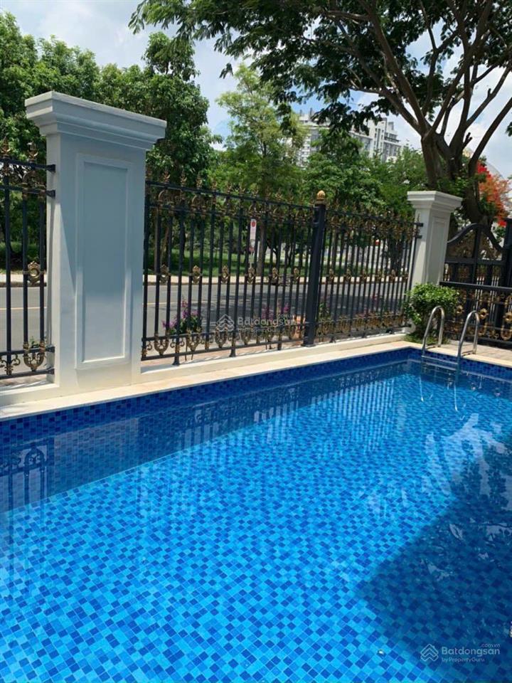 Cho thuê biệt thự đơn lập nam thông 1  270m2  có hồ bơi riêng & thang máy hiện đại