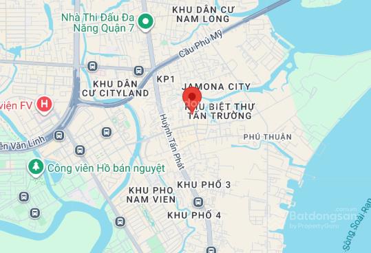Bán đất mặt tiền đường cao thị chính, quận 7 168m² xây hầm + 5 lầu sổ hồng cầm tay 40 tỷ