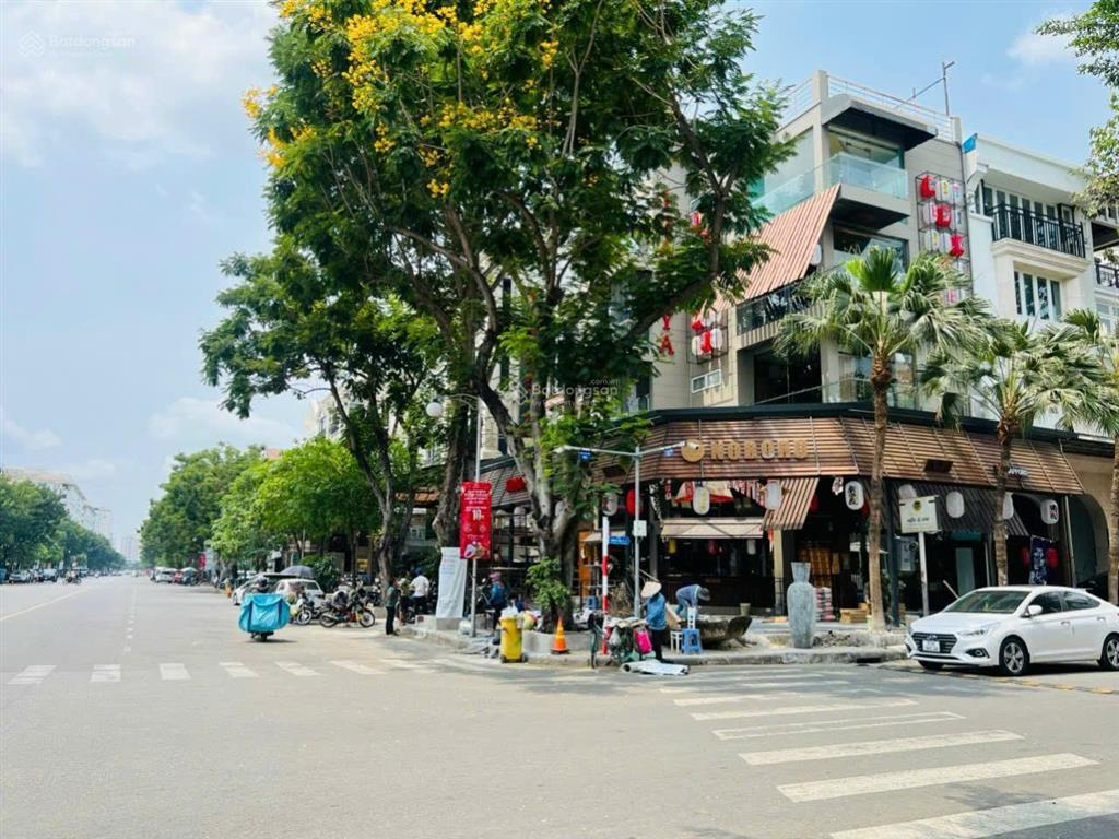 Cho thuê nhà phố góc 2 mặt tiền bùi bằng đoàn, 611m² sàn, xây dựng hầm + 6 tầng, 14 phòng