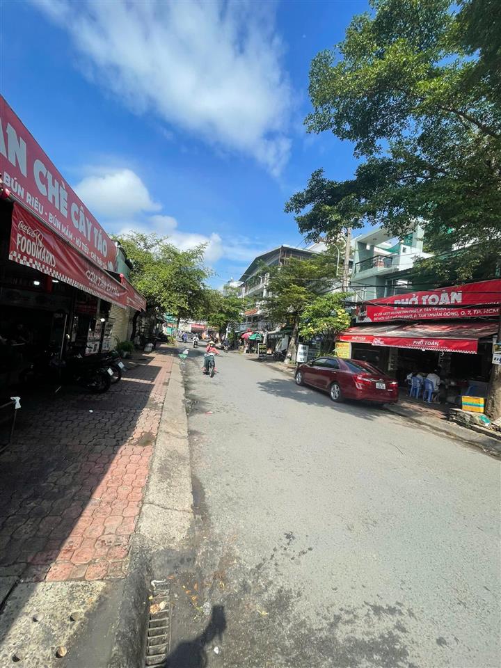 Bán nhà mặt tiền võ thị nhờ, tân thuận đông, quận 7  405m²  nở hậu  xây hầm + 7 tầng  71 tỷ