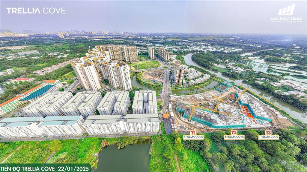 Bán cc 2pn 2wc 77m2 tại trellia cove, 5,3 tỷ, nguyễn văn linh