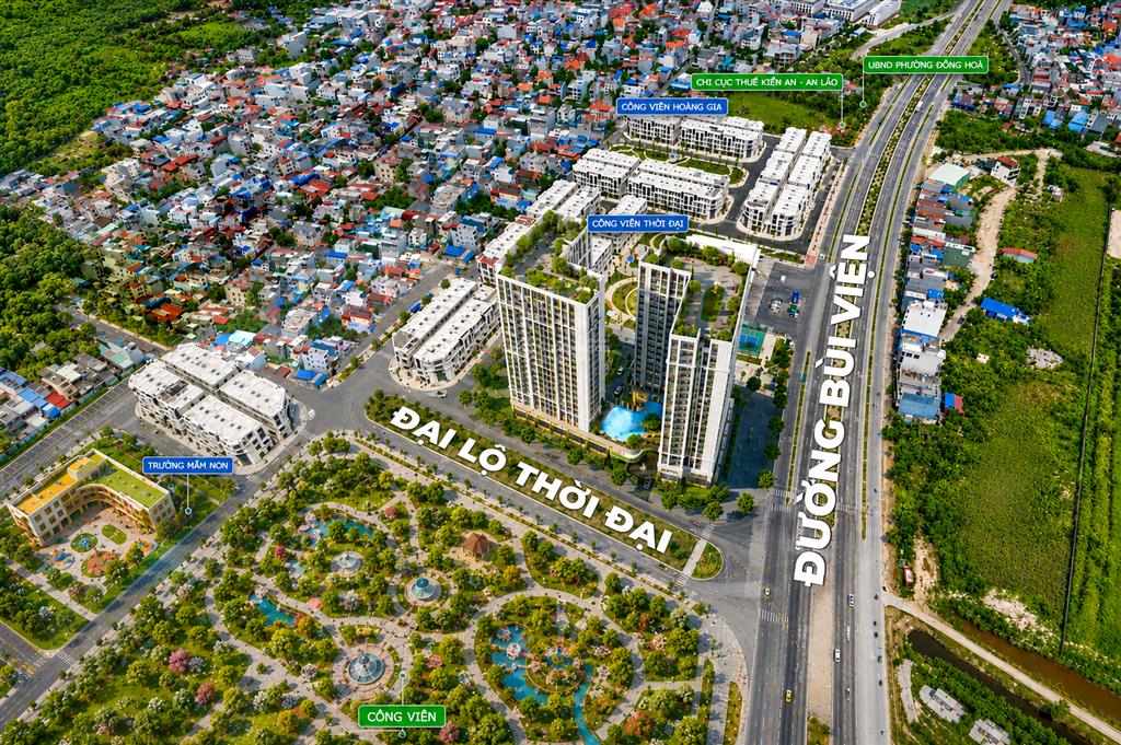 Giá hời trung tâm hp  2,2 tỷ/căn 2 ngủ 65m2  the zenith hải phòng