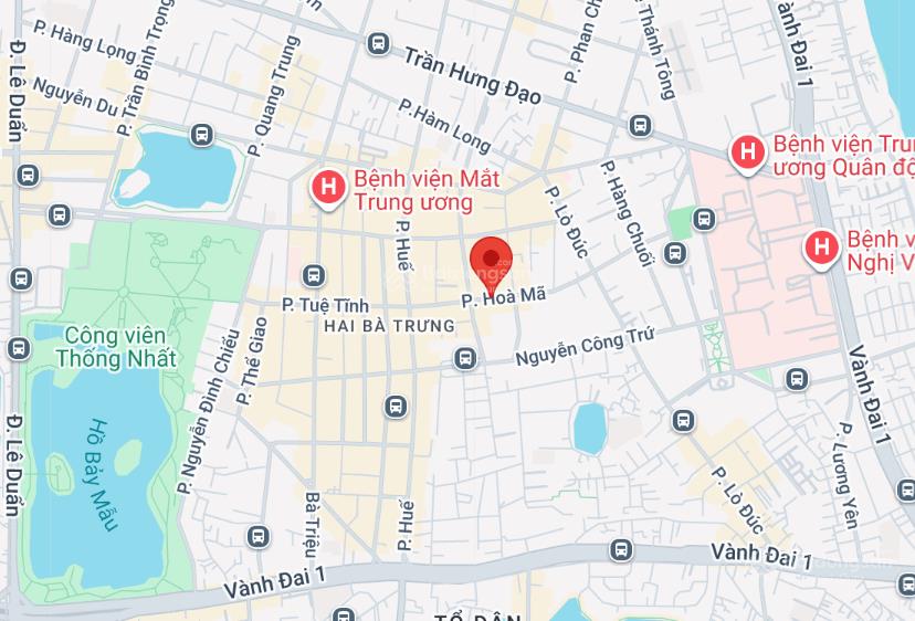 186.4m2 mặt phố hòa mã mt 17.19m quỹ đất lớn hiếm gặp giữa trung tâm hai bà trưng