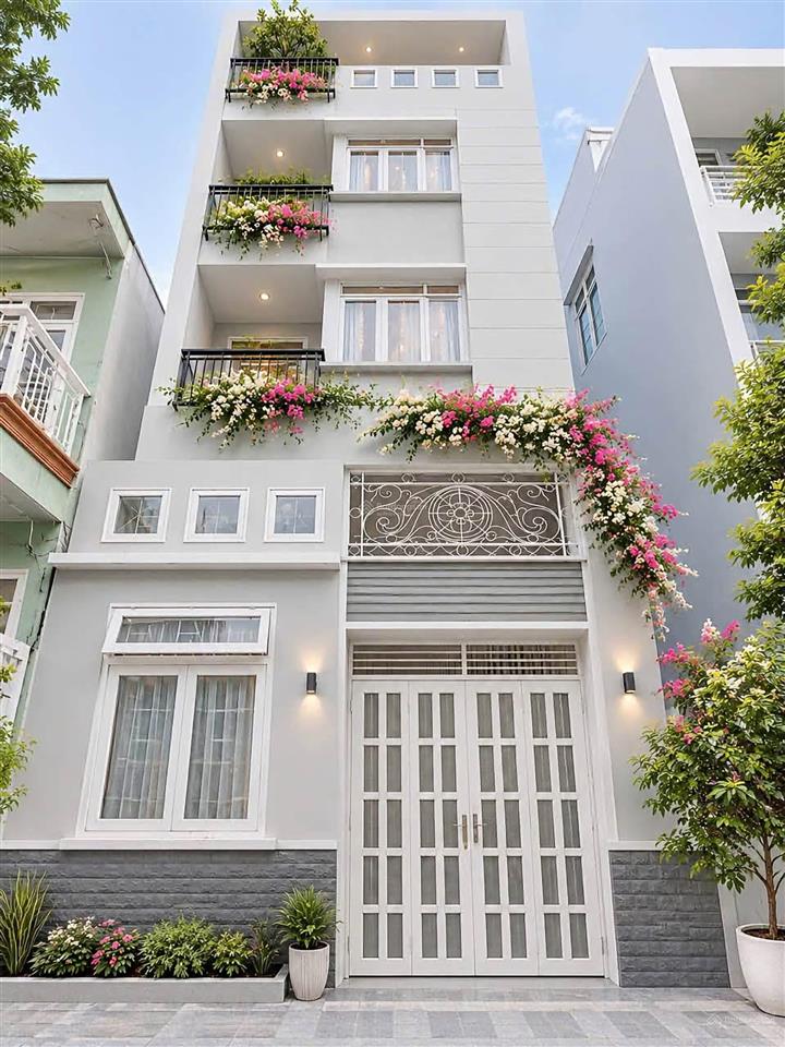 Chính chủ bán nhà huỳnh tịnh của, quận 3. giá6tỷ540triệu/ 75,4m2(5,2x14,5m). 1trệt,3lầu. sổ hồng