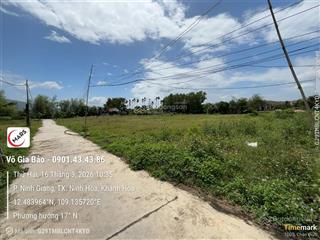 Bán 4.281m² đấtngang 83mphân lô đỉnh. tại ninh giang, tx ninh hòa.