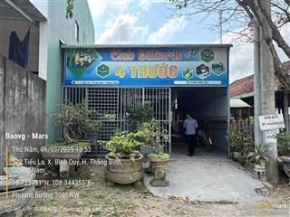 Bán đất sẵn nhà mt tiểu la, bình quý, thăng bình, quảng nam.