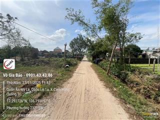 Chính chủ cần bán nhanh thửa đất thôn mốc thượng 2 hồng thủy, lệ thủy, quảng bình