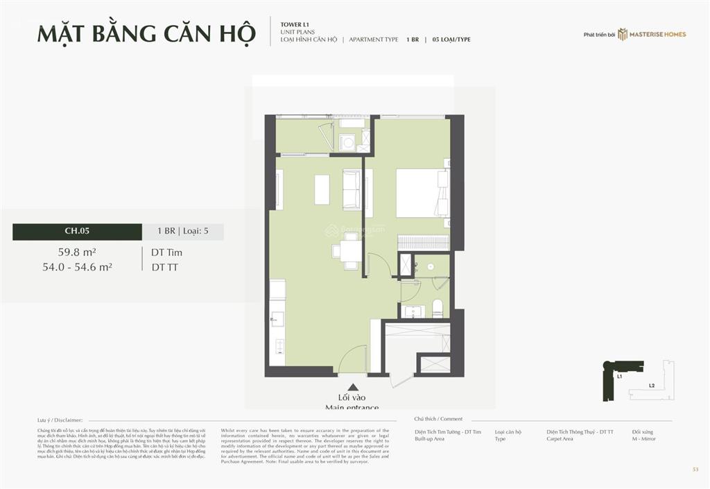Bán 1pn 54,6m2 view pháo hoa, metro tại cao xà lá  nguyễn trãi giá 7,9 tỷ