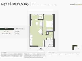 Bán 1pn 54,6m2 view pháo hoa, metro tại cao xà lá  nguyễn trãi giá 7,9 tỷ