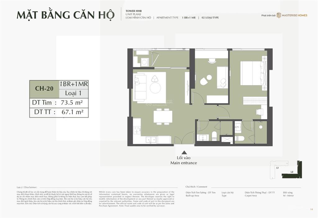 Bán nhanh 2pn 73,5m2 rẻ vô địch view nội khu chung cư masteri cao xà lá giá nhỉnh 8 tỷ