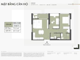 Bán nhanh 2pn 73m tầng thấp view nội khu chung cư cao xà lá giá 8,8 tỷ
