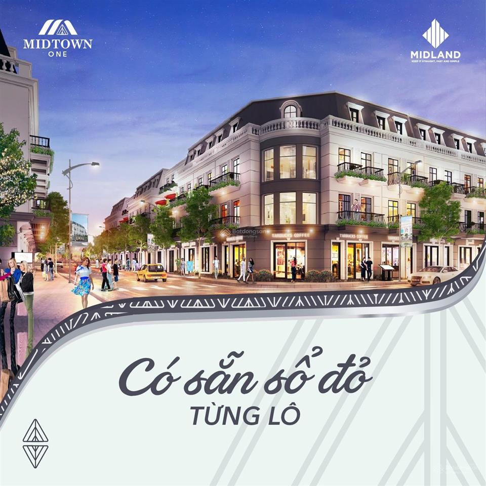 Bán shophouse midtown one uông bí, quảng ninh. 3 năm không lãi suất, tặng thang máy trị giá 400tr