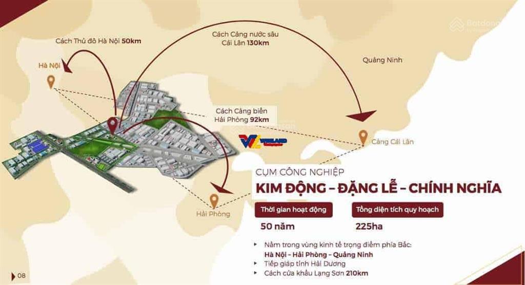 Duy nhất 3.000m² ccn chính nghĩa, hưng yên  vùng kt trọng điểm mb, kết nối 2 tuyến ct trọng điểm