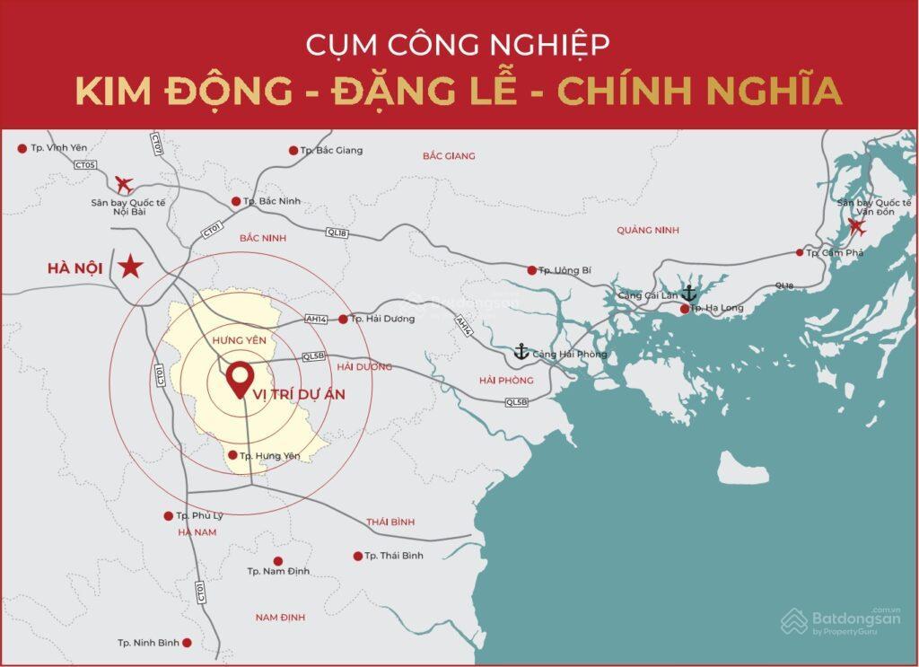 Duy nhất 3.000m² ccn chính nghĩa, hưng yên  vùng kt trọng điểm mb, kết nối 2 tuyến ct trọng điểm
